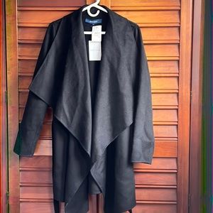 Cole Haan Waterfall/Belted Wrap Coat NWT